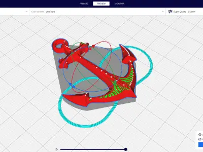 anchor 3D print model get