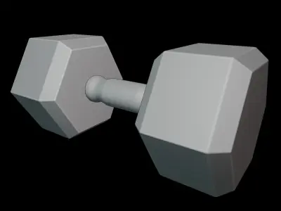Dumbbell Set 3D model purchase
