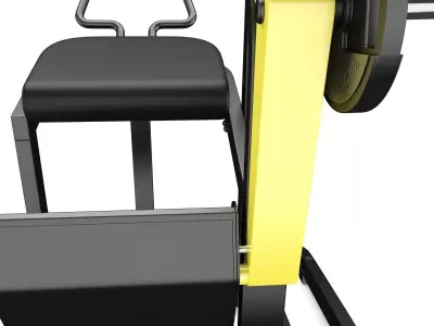 Technogym - Plate Loaded - Rear Kick 3D model