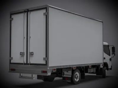 Mitsubishi Fuso Canter 2022 Box Truck 3D model