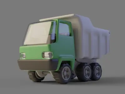 Dump truck 3D model