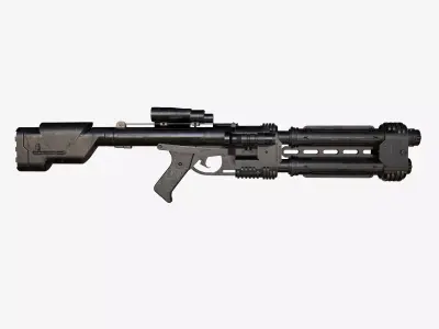 Stormtrooper riffle -- EBlasterRifle 3D model