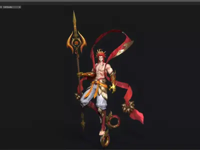 deity 3D model