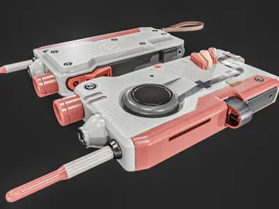 Sci-fi Controller  Device Low-poly 3D model