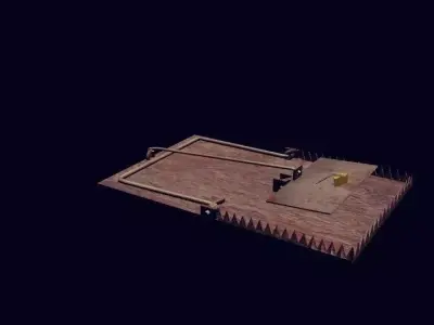 mouse trap Free low-poly 3D model