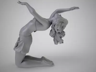 Dancer Backbend 3D print model