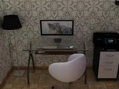 Office room 3D model 27