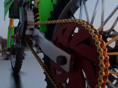 Kawasaki KX450SR 3D model