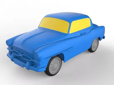 Toyota Crown 1955 Classic Car 3D print model