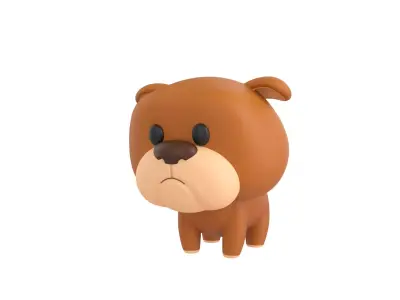 Character041 Bulldog 3D model