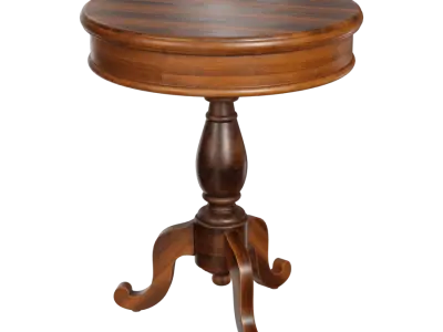  Wooden Round Side Table Model 