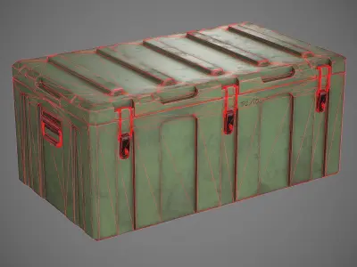 Tool Box Low-poly 3D model