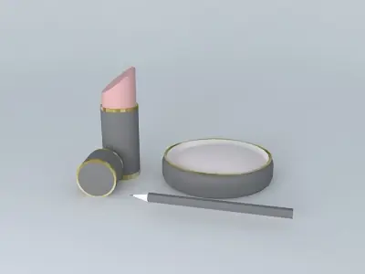 Makeup Set Maquilage  Maquillage Free 3D model