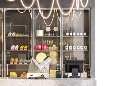 Modern Grocery 3D model