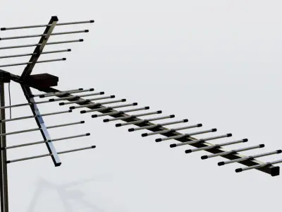 Antenna 12 Low-poly 3D model