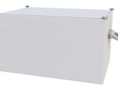 Plastic container 03 3D model