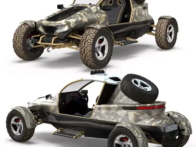Modern off-road vehicle 3D model