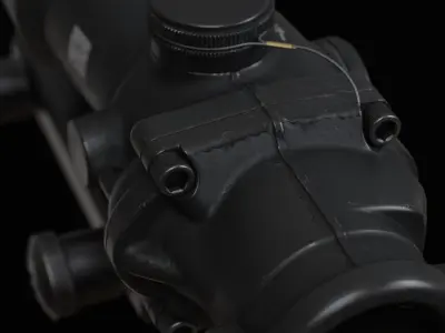Trijicon ACOG4X32 3D model