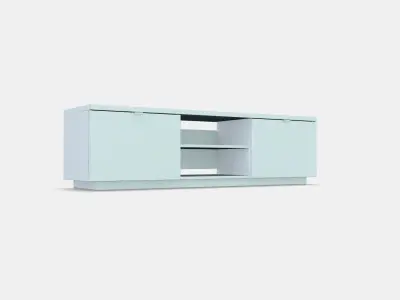 BYAS TV bench Low-poly 3D model