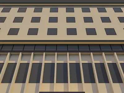 Commercial Building 001 3D model