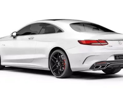 Mercedes-Benz S63 AMG Coupe 2018 3D model