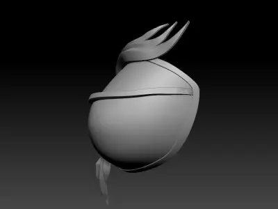 High-poly model armor chest 3D model