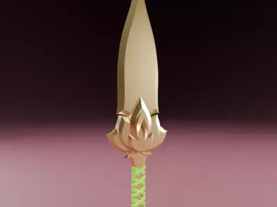 Knife guard dragon 3D model shadow fight 3  3D model