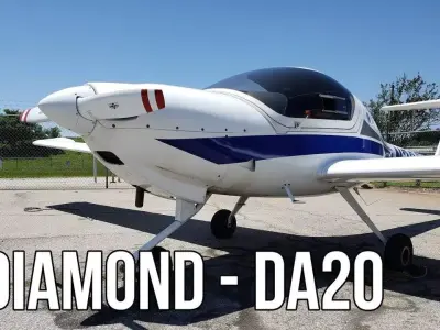 Diamond DA 20 Aircraft 3D model