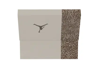 Jordan Box PBR 04 Low-poly 3D model