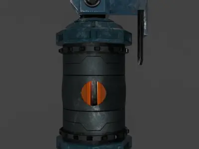 SciFi Grenade Low-poly 3D model buy