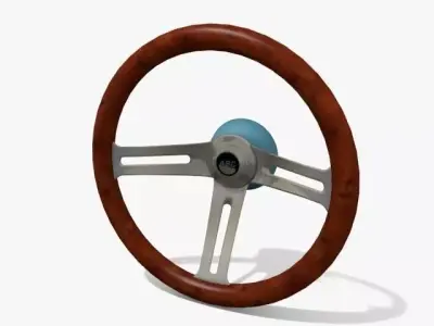 California Metal Flake Steering 3D model