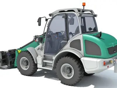 3D Wheel Loader 3D model