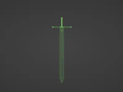 Medieval Sword Free 3D model purchase