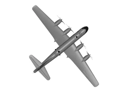 Boeing B-29 Superfortress 3D model purchase