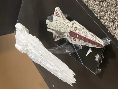 Star Wars Armada New Republic Assault Carrier 3D print model