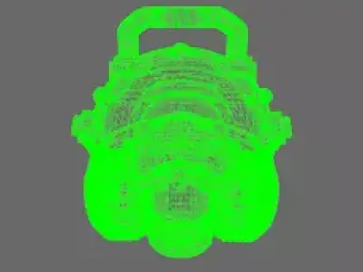 Space Knights V1 Exterminator Shoulder Pads Type B 3D print model