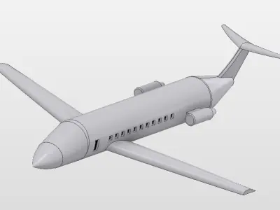 Airplane Free 3D model get