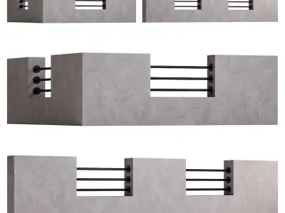 Fencing 55 3D model