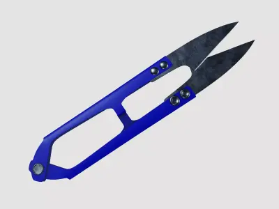 Thread clipper Low-poly 3D model