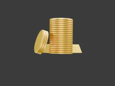 Money Low-poly 3D model