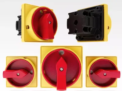 Power knob switch 3D model purchase