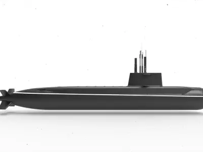 Amur Submarine 1650 3D model