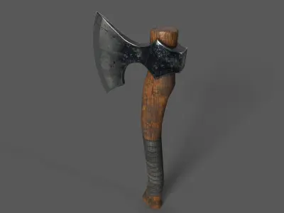 AXE-LOW axe Low-poly 3D model