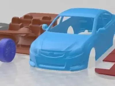 Subaru Legacy Sedan 2010 Printable Car  3D print model