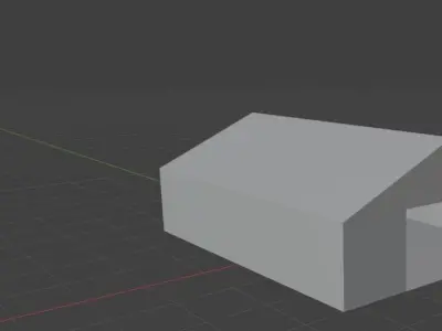 Aircraft hanger Low Poly Free low-poly 3D model