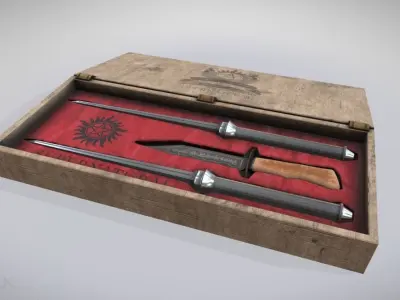 Supernatural Knife Box 3D model