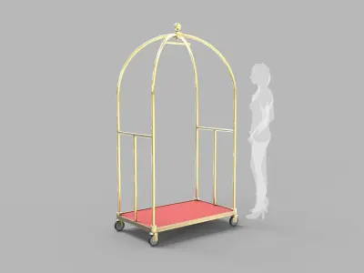 Luggage Trolley 1 3D model
