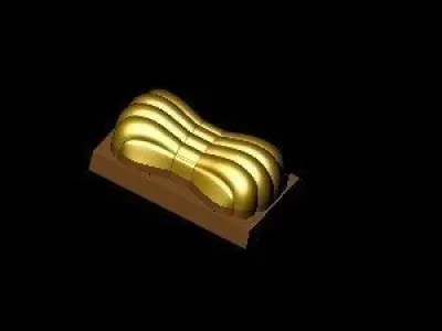 CAKEMOLD 5 gold bar Free 3D model