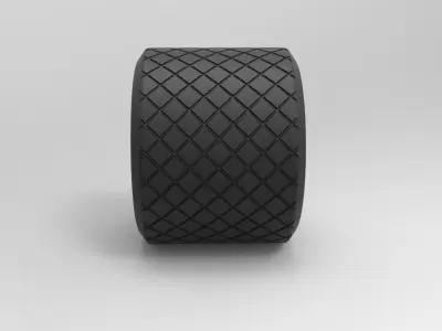Wheel from cart 3D model