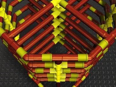 Organic Vinegar reactor Structure Free 3D model